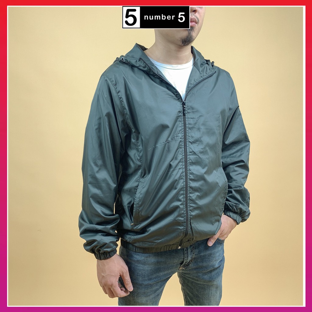 [AG] Áo Gió Nam 2 Lớp Lót Lưới Chống Nước Áo dù thể thao 5 màu kèm túi