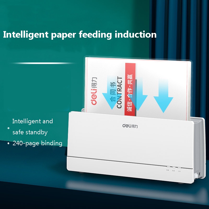 Máy đóng gáy keo 14672 Cảm biến thông minh Máy đóng gáy nóng chảy để Đối với Hợp đồng Đóng sách Hợp đồng Văn phòng Dữ liệu gia đình Đối chiếu văn bản