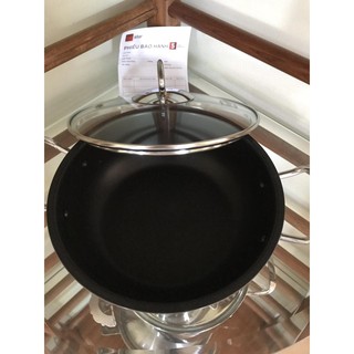Nồi inox kho cá chống dính Fivestar Standard 3 đáy bếp từ inox 430 nắp kính 20cm.tặng 5 muỗng inox