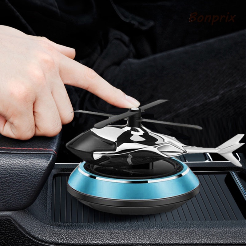 [Home & Living]Car Decoration Airplane Solar Powered Air Freshener Aroma Diffuser