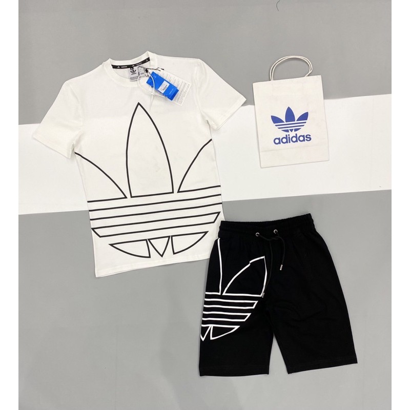 - Bộ ADIDAS Lôgo To Ba Lá (giá rẻ)