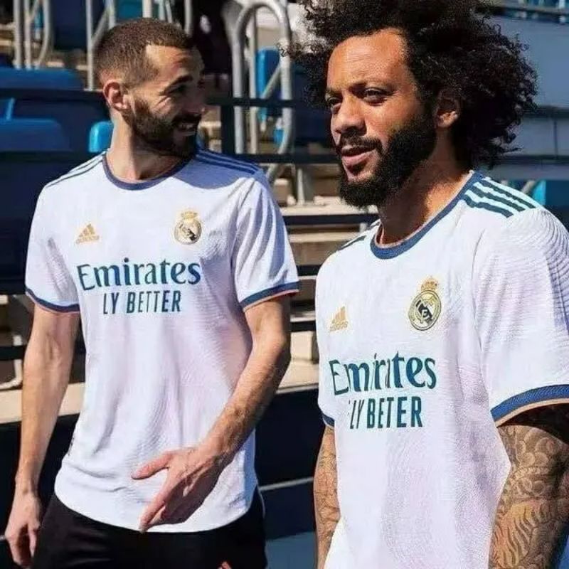 Áo Thun Đá Bóng Câu Lạc Bộ Real Madrid Mới 2021 2022