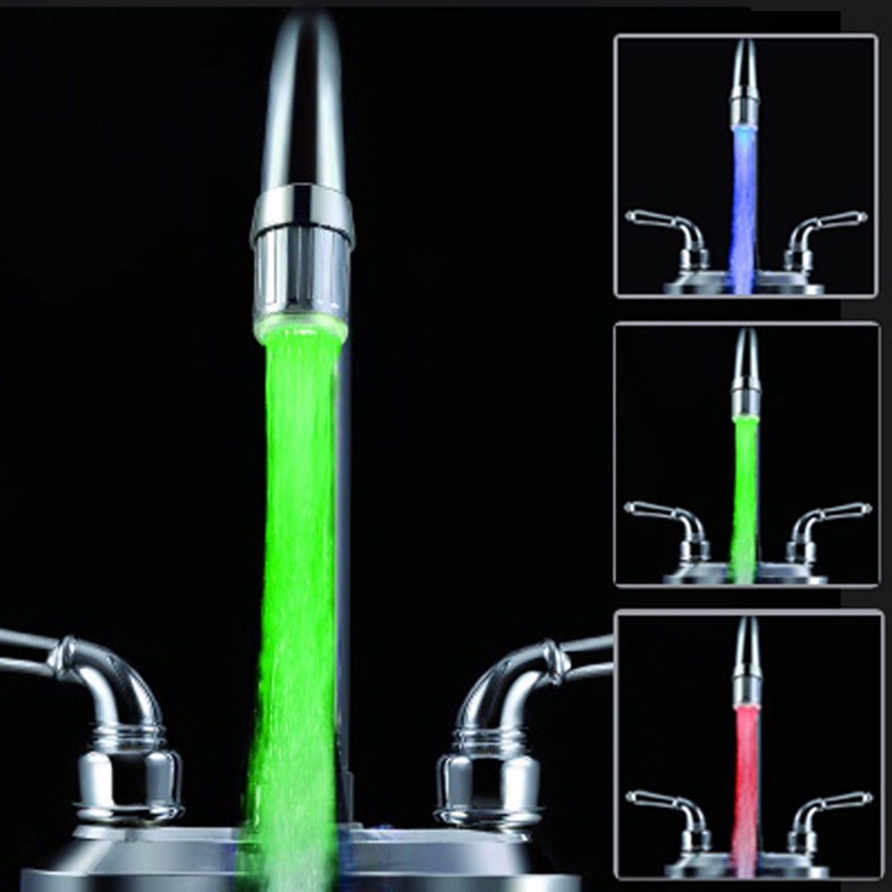Đầu Vòi Nước Có Đèn led Cảm Biến Nhiệt Độ 7 Màu Sắc Thay Đổi Độc Đáo