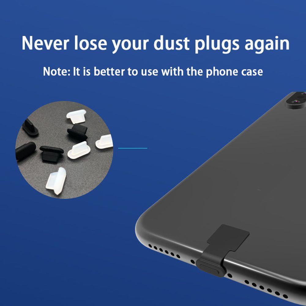 Glenes Nút Chống Bụi Cổng Sạc USB Type C Cho Điện Thoại