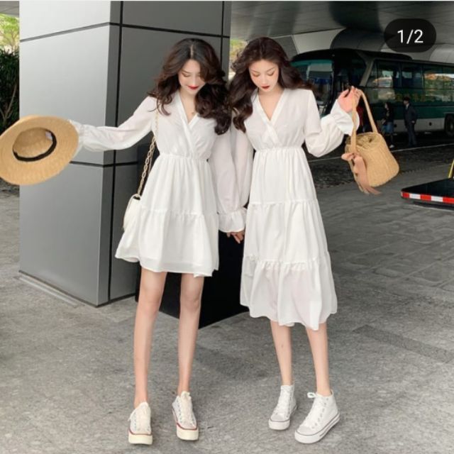 Váy xếp tầng