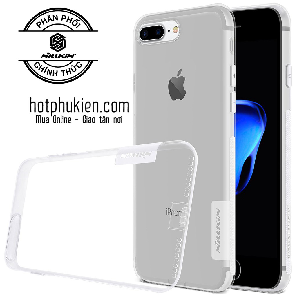 Ốp lưng dẻo Apple iPhone 8 Plus / iPhone 7 Plus Nillkin - Hàng chính hãng