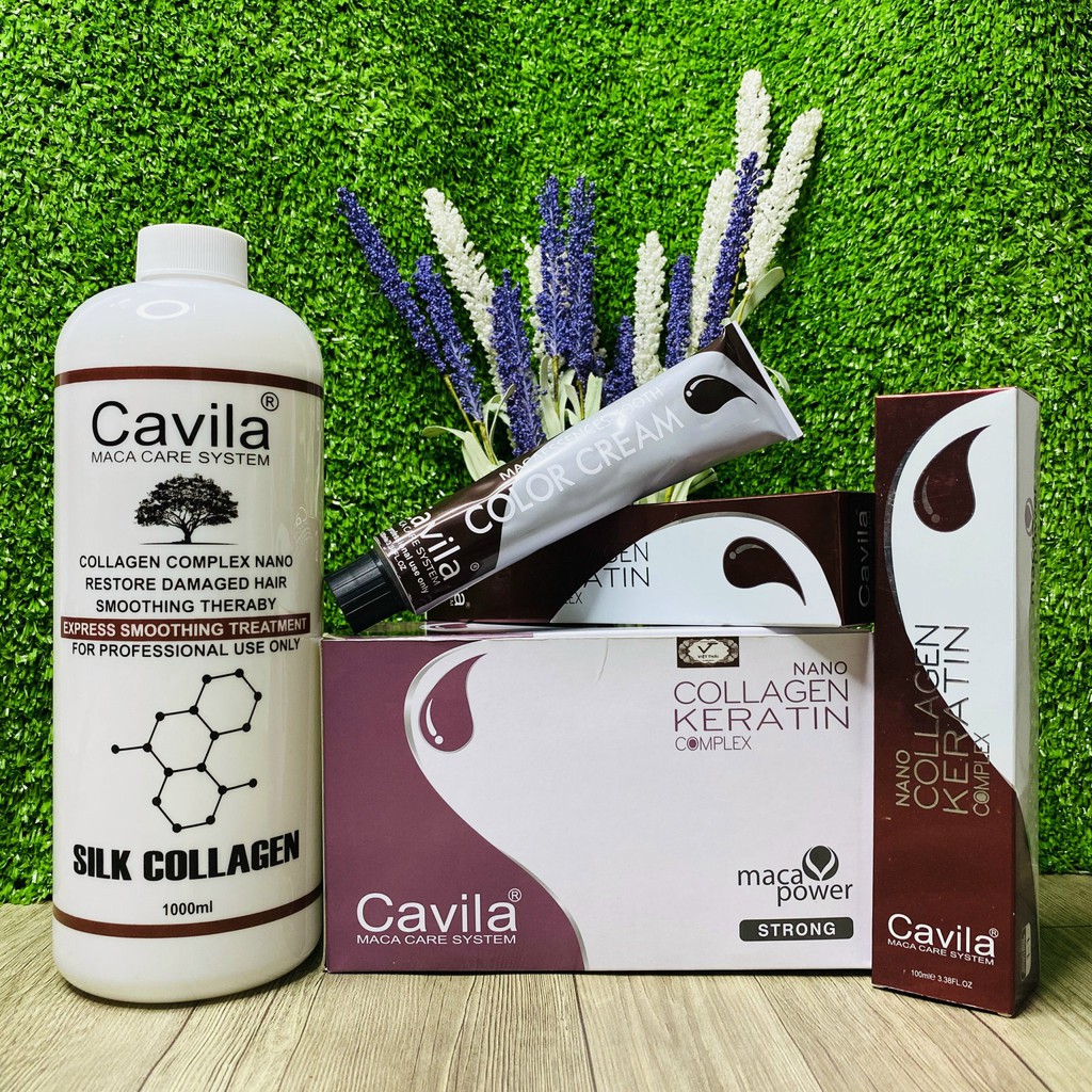 Phủ lụa collagen tươi Cavila 1000ml