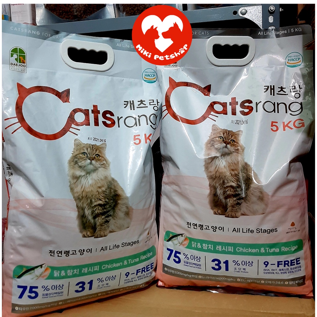 Thức Ăn Cho Mèo Hạt Catsrang Bao 5Kg - Miki Petshop