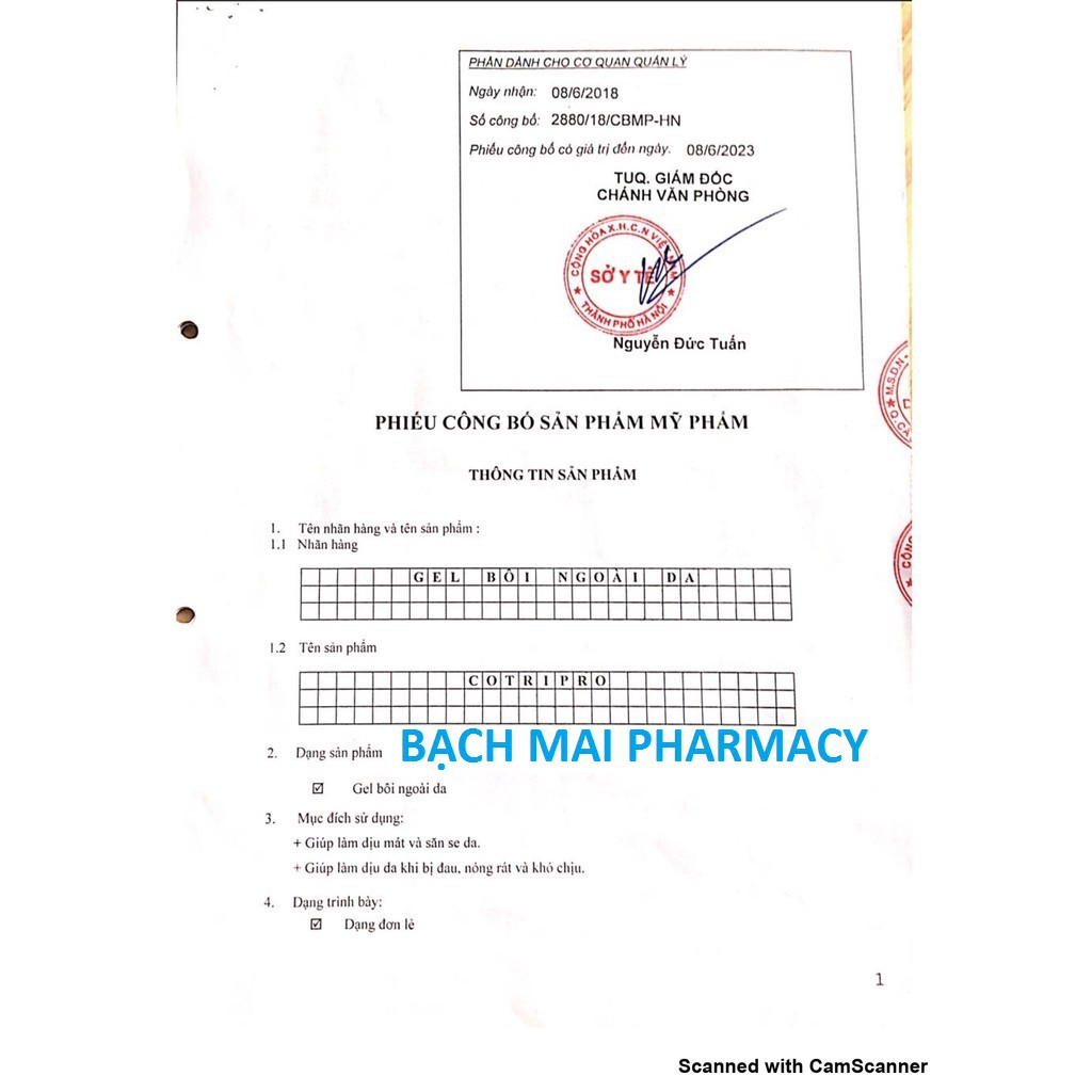 (CHÍNH HÃNG) Mỡ bôi trĩ COTRIPRO giúp co búi trĩ, giảm đau rát và tăng sức bền thành mạch