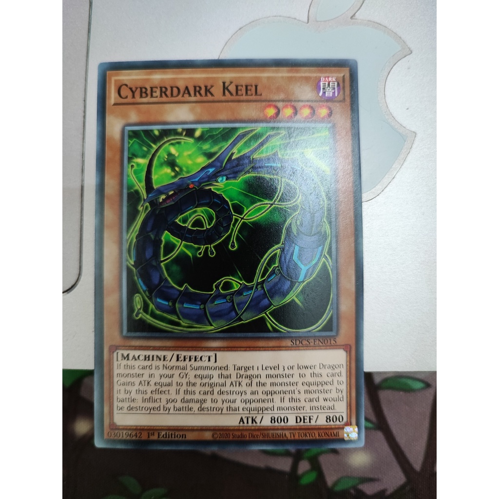 1 lá thẻ bài Cyberdark Keel - SDCS-EN015 - Common 1st Edition