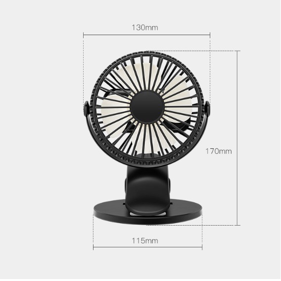 Quạt USB Gắn Xe Đẩy Cho Bé ( Quạt Kẹp Mini) – Pin 2000mAh – 3 Cấp Độ Gió, Sử Dụng 8h Liên Tục | BigBuy360 - bigbuy360.vn