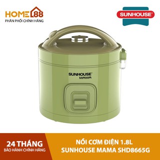 Nồi cơm điện 1.8L Sunhouse Mama SHD8665G chính hãng giá tốt