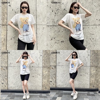 Đồ bộ mặc nhà nữ cotton quần legging lửng co giãn 4 chiều dễ thương - bb real
