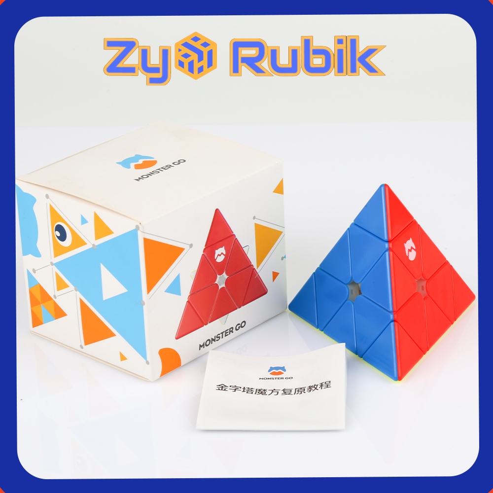 Rubik Kim Tự Tháp Pyraminx Monster Go Stickerless - ZyO Bbik