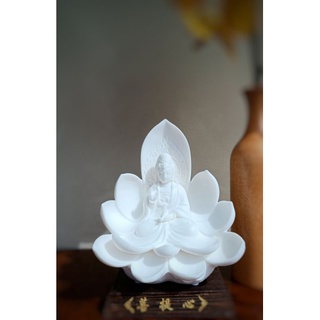 TƯỢNG PHẬT TRANG TRÍ PHÒNG KHÁCH SỨ TRẮNG