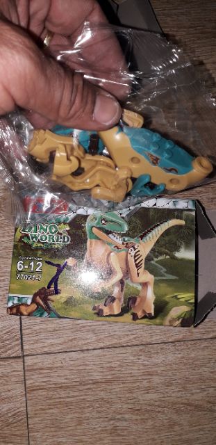 Lắp ráp NLego khủng long DinoWord rất đẹp