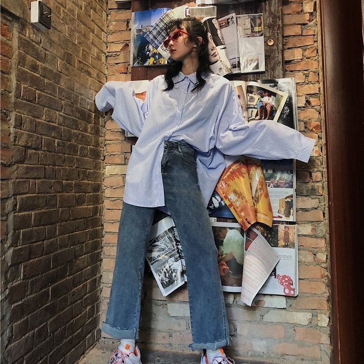 Set Áo Khoác Len Không Tay + Áo Sơ Mi Dài Tay Phong Cách Trẻ Trung Cho Nữ