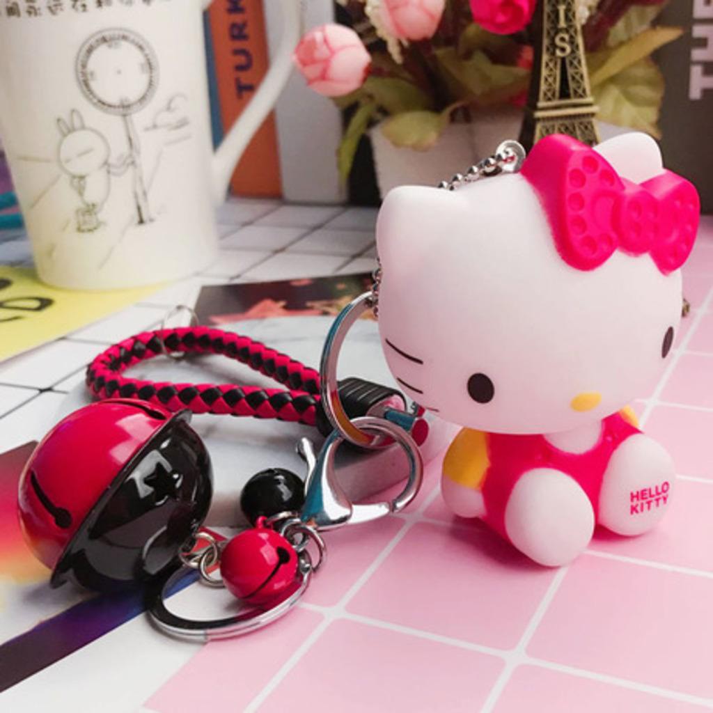 móc khóa, móc túi xách hình hello kitty