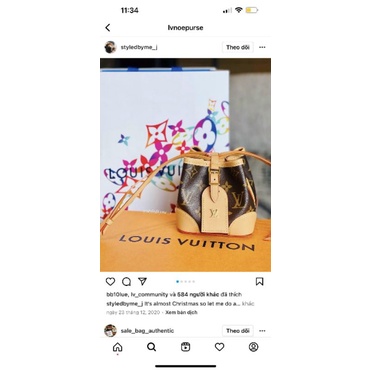 Túi nữ LV Nóe Purse da thật 100% sz14cm fullbox 2.lớp cực xịn