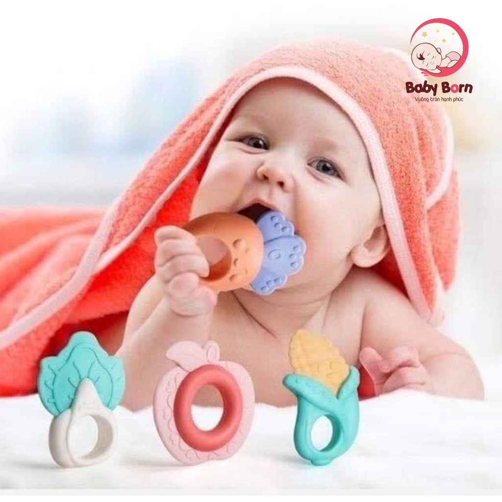 Set 10 Gặm Nướu Lục Lạc Đồ Chơi Cầm Nắm Kèm Hộp Đựng Baby Rattle Cho Bé (Cập nhật Mẫu mã mới)