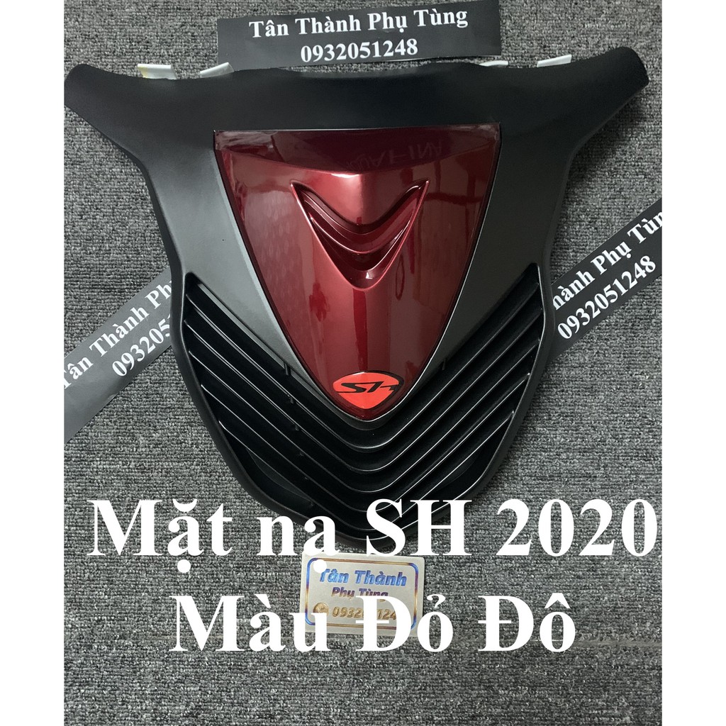 Mặt Nạ SH 2020 kiểu Ý màu Đỏ Đô