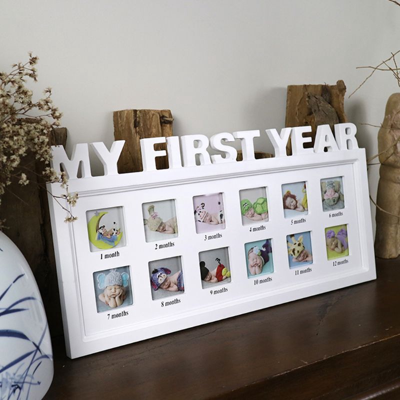 Khung ảnh bằng nhựa dùng để trang trí " My First Year sáng tạo