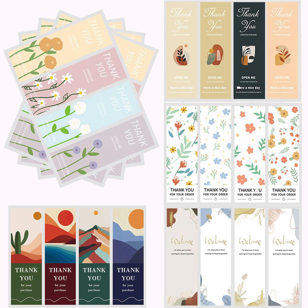 Set 52 Miếng Dán Chữ Thank You 4 Mẫu Thiết Kế Trang Trí Đa Dụng