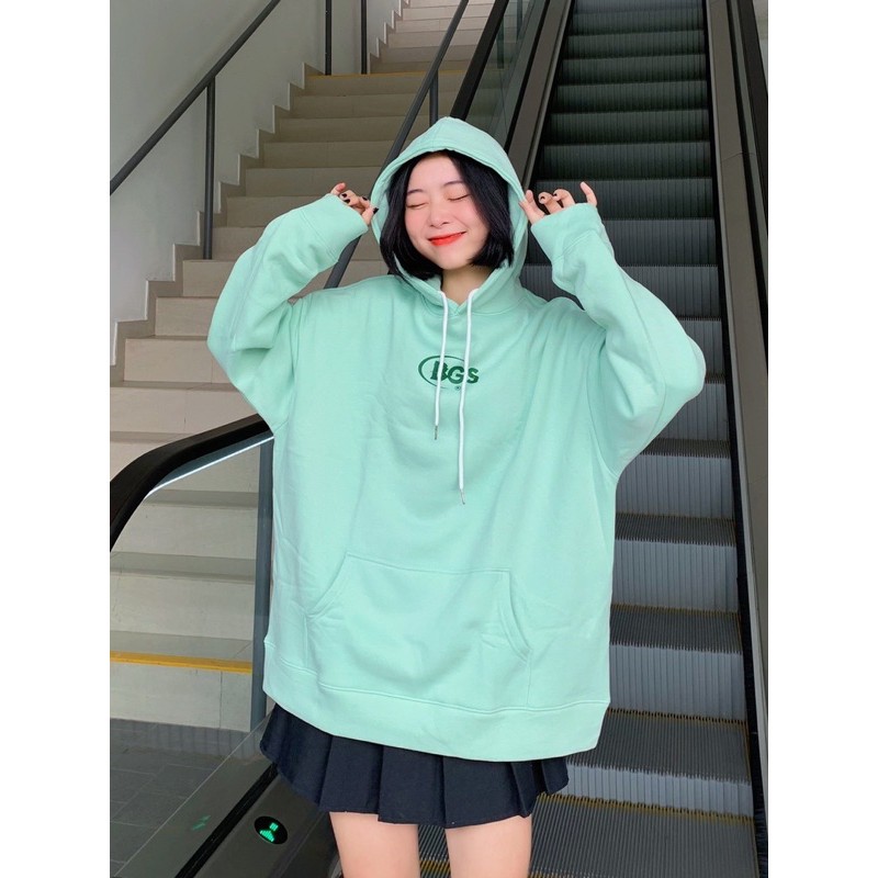 [Mã FAGREEN245 giảm 10% tối đa 30K đơn 99K] KEM BƠ - Áo HOODIE BASIC LOGO - by BUBBLE GUM studio