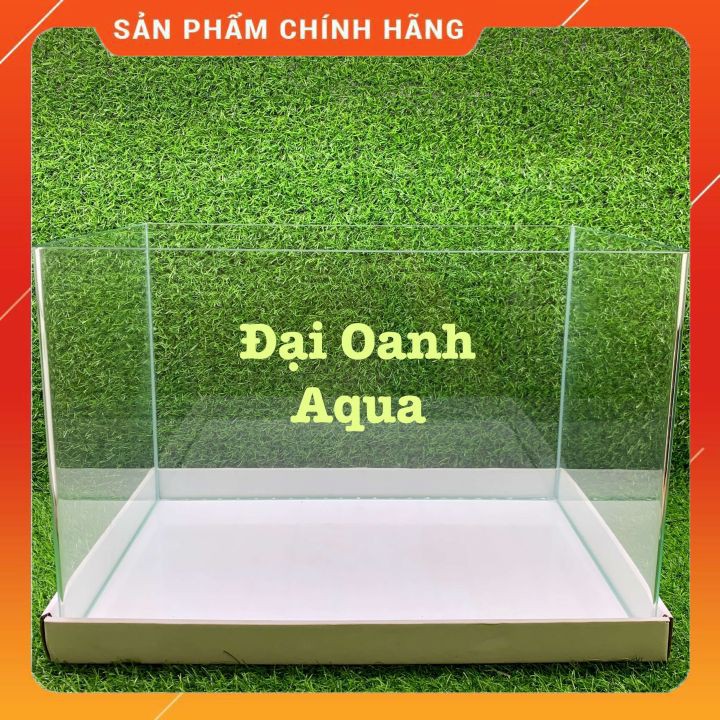 { RẺ VÔ ĐỐI } BỘ Bể Cá Kính Đúc 50cm Để Bàn, Dài 50cm Rộng 27cm  Cao 30cm - Bể Cá Cảnh Mini