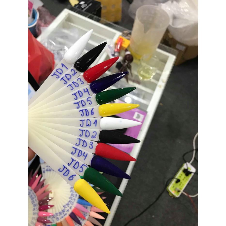 Sơn Gel AS vỏ đen Mã JD ( Cam Kết Chính Hãng - làm khô sơn gel bằng máy hơ uvled )