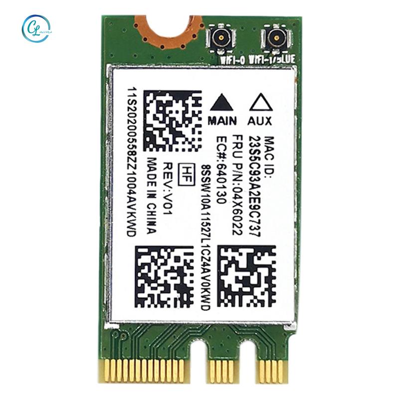 QCNFA335 Wireless Network Card, NGFF M2 Interface 4.0 Bluetooth Wireless Network Card Support System Win7/Win8/Win10