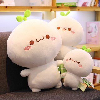 Gấu bông rau mầm thú bông cho bé siêu mềm mịn siêu cute, mầm cây dễ thương vải co dãn 4 chiều size 35cm