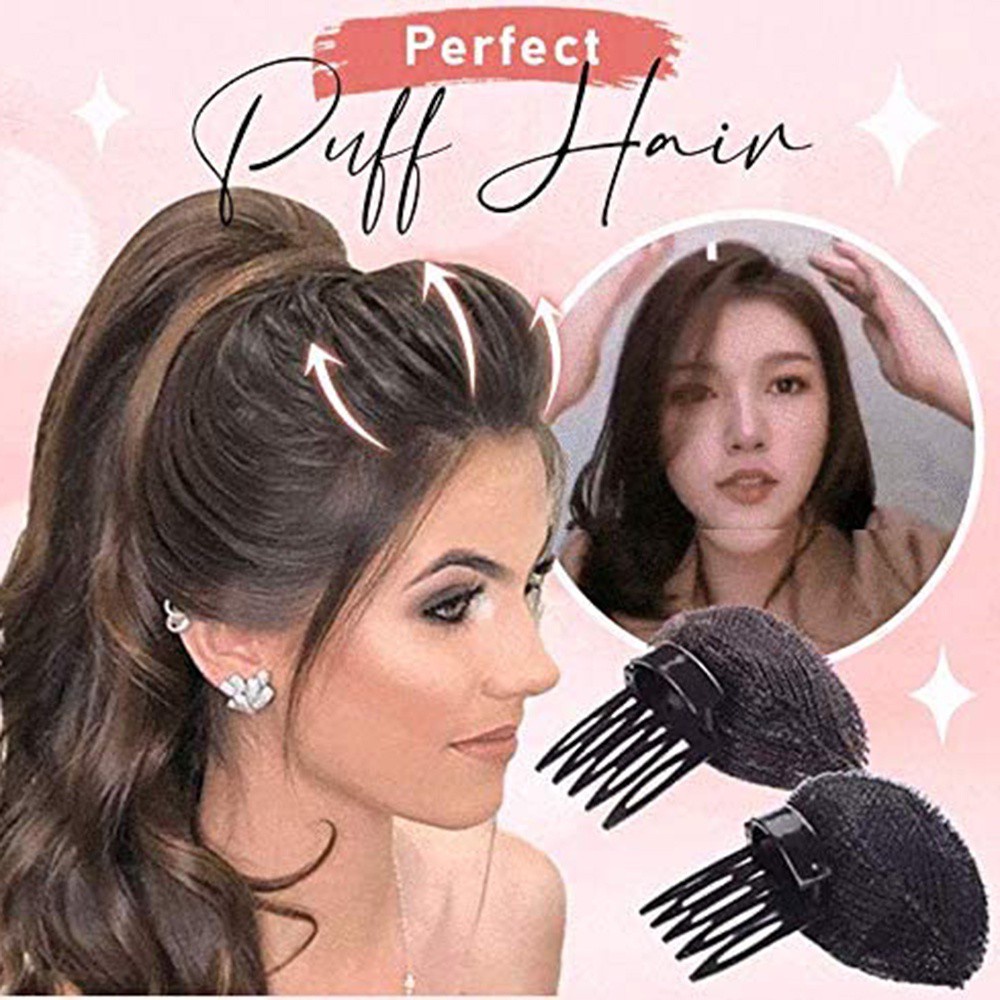 💎OKDEALS💎 1/4pcs Hair Beauty Tool Bump it Up Lady Girl Volume Hair Base Puff Hair Head Cushion for Women DIY Princess Styling Hot Fluffy