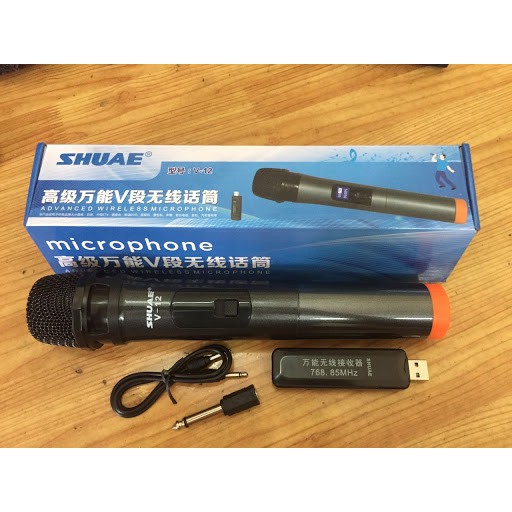 MICRO KARAOKE KHÔNG DÂY ĐA NĂNG V12 CÓ MÀN HÌNH LED - MrPhuKien