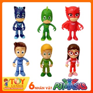 6 mô hình PJ Masks (tay và chân có thể di chuyển) >8cm