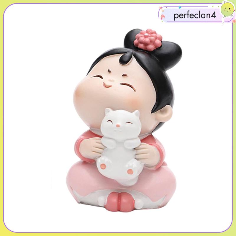 Đồ trang trí búp bê công chúa bằng nhựa dễ thương trang trí xe hơi