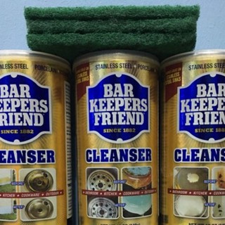 Bột làm sạch thần thánh - Bar keepers friend - sạch kính, vòi, xoong nồi, vết ố,...