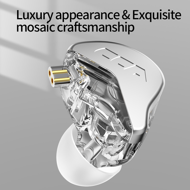 Tai nghe CCA CRA có mic, một thương hiệu của KZ, âm thanh hifi