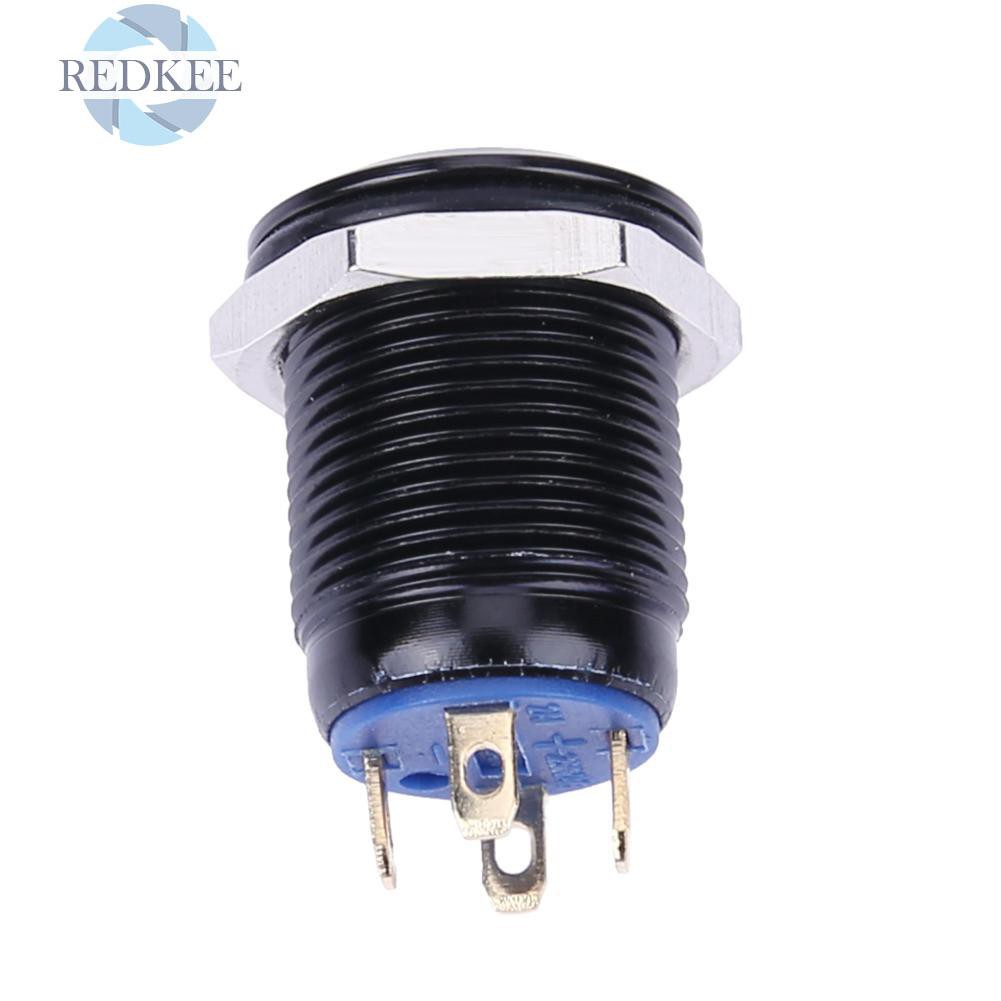 Công Tắc Nút Nhấn Có Đèn Led 12mm Chống Thấm Nước