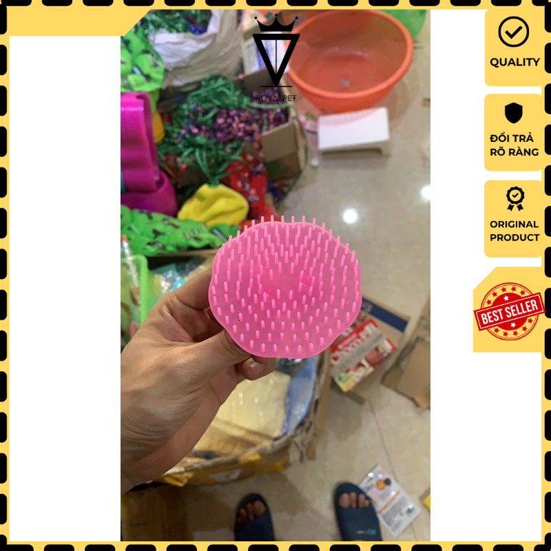 🥸🥸(A008) LƯỢC TRÒN CHẢI LÔNG CHÓ MÈO