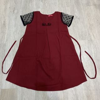 Đầm bầu công sở _ dưới 75kg _ màu đỏ