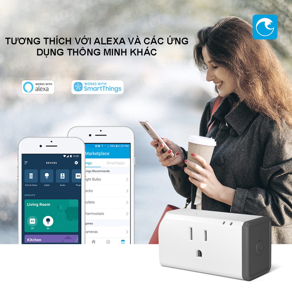 Ổ cắm zigbee thông minh Sonoff S31 Lite ZB