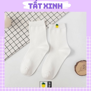 Tất vớ nữ trắng hàn quốc cute