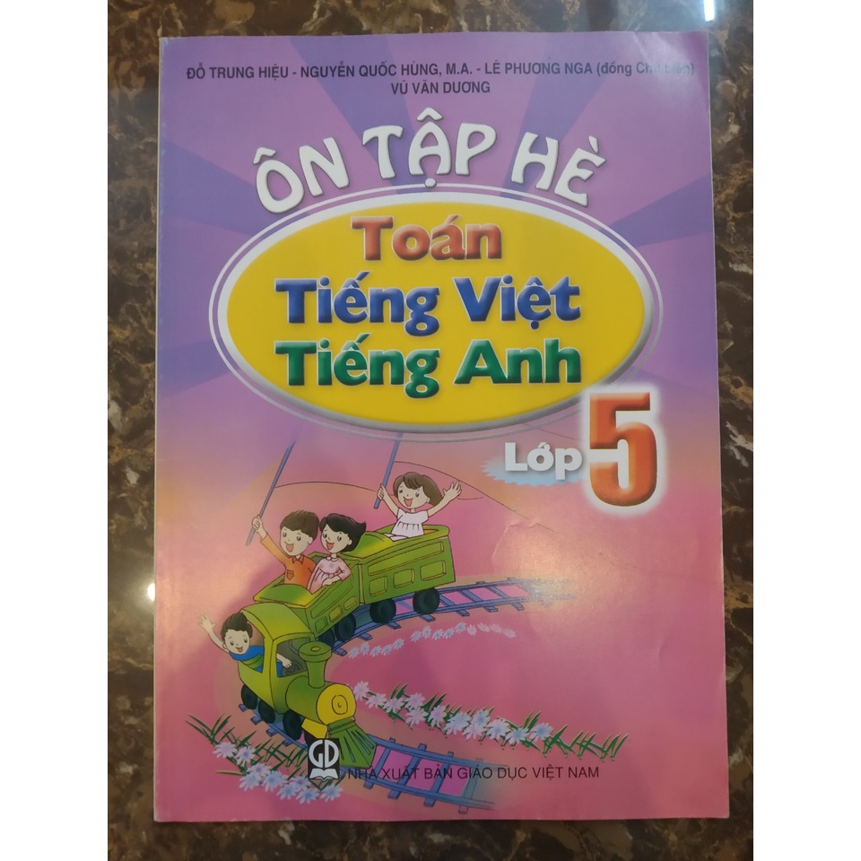 Sách - Ôn Tập Hè Toán - Tiếng Việt - Tiếng Anh Lớp 5