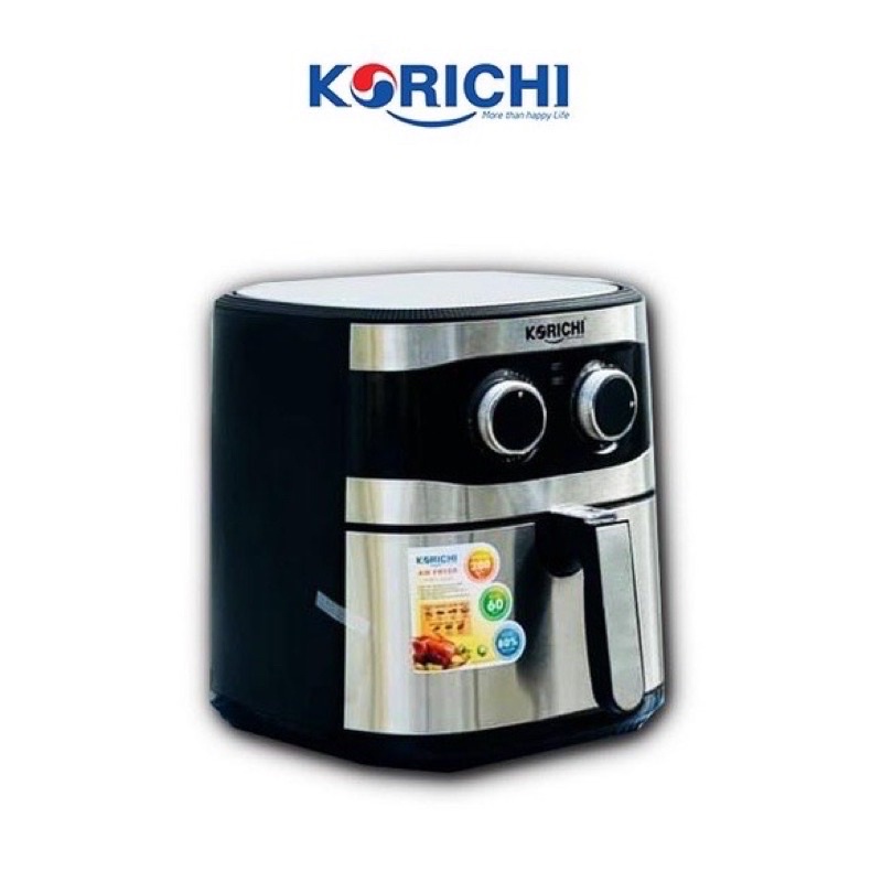 NỒI CHIÊN KHÔNG DẦU KORICHI DUNG TÍCH 8L- CÔNG NGHỆ CHIÊN 360 ĐỘ