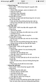 Bột rau củ sấy lạnh Cầu Bình An