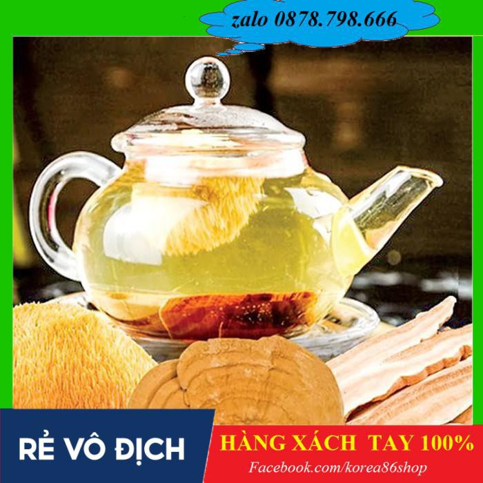 [ XÁCH TAY ] Nấm Linh Chi túi xanh lam cờ Hàn Quốc, Túi 1Kg