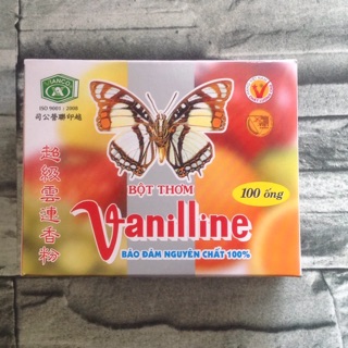 Bột vani hộp 100 ống