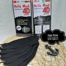 Khẩu Trang 4D Helo Mask 1 sét 10 cái Hàng Nhập Khẩu Hàn Quốc