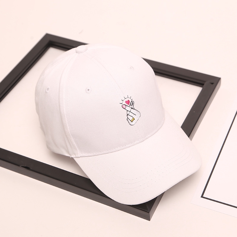 Mũ Lưỡi Trai LINJW Thêu Họa Tiết Chữ Sành Điệu Hợp Thời Trang